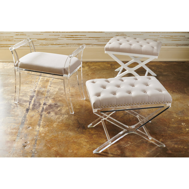 Plastic dressing best sale table chair